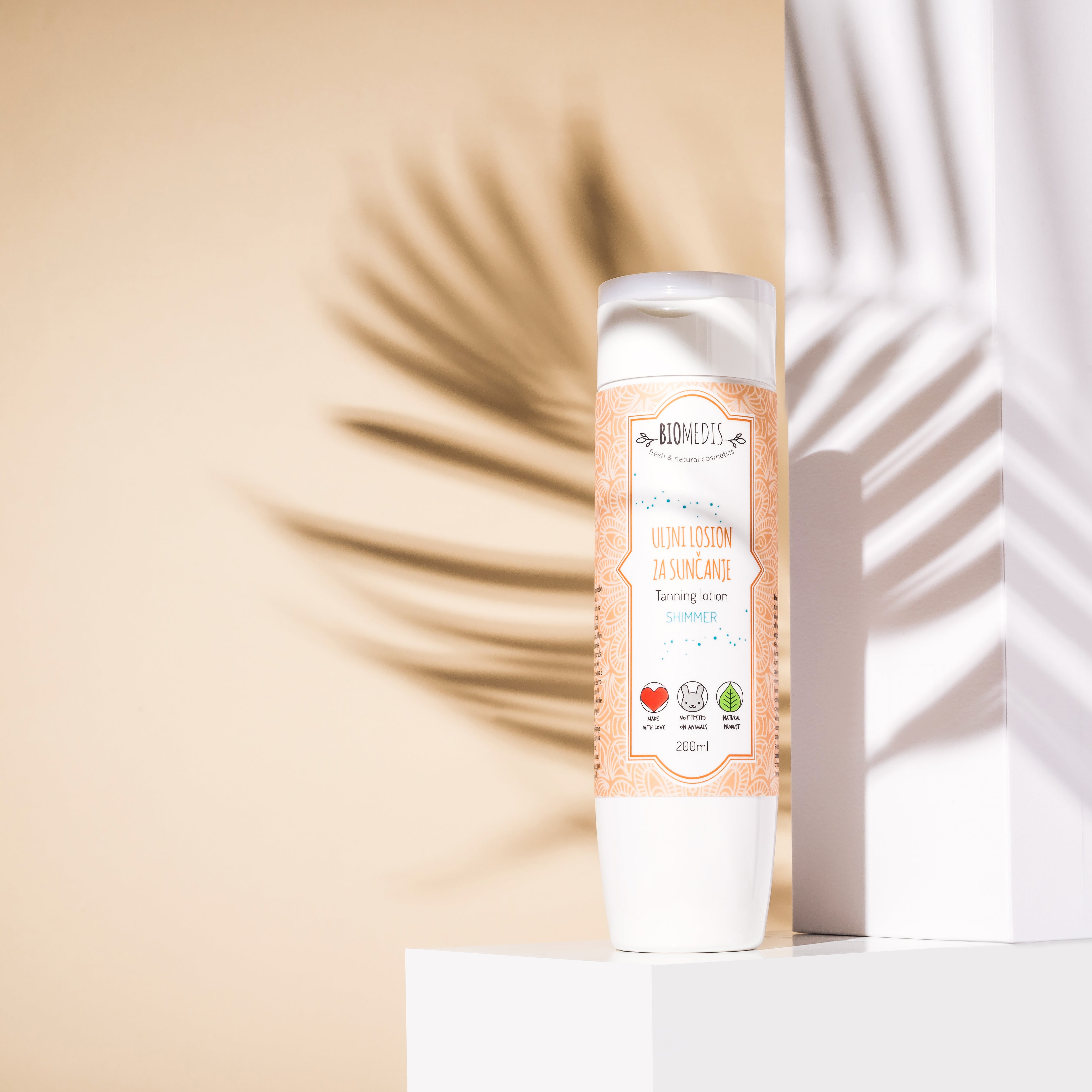 Uljni losion za sunčanje sa šljokicama 200ml