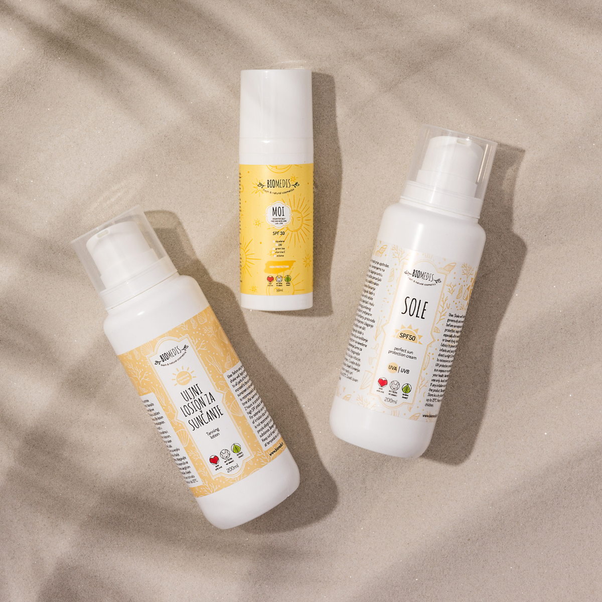 Set SOLE & Uljni losion za sunčanje + MOI GRATIS