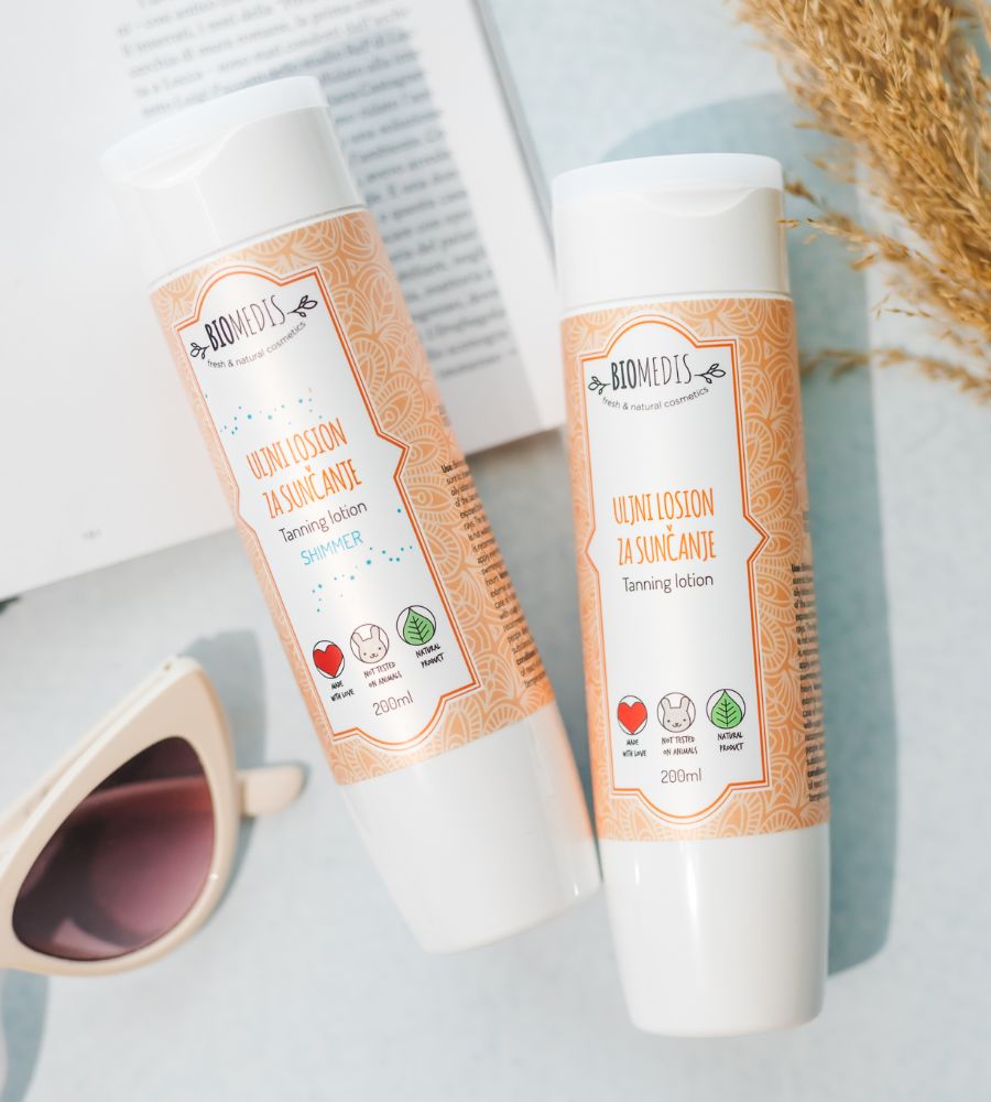 Set Uljni losion za sunčanje & Uljni losion za sunčanje sa šljokicama