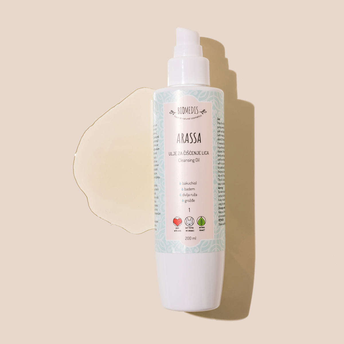 ARASSA ulje za čišćenje lica 200ml